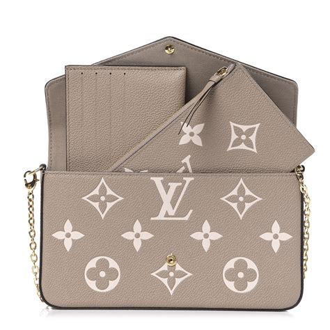 louis vuitton felicie white|louis vuitton monogram empreinte.